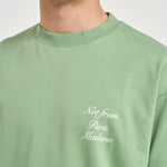 T-shirt uomo girocollo verde salvia TS209 CO002LIGHTGREEN DROLE DE MONSIEUR 