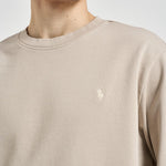 Felpa uomo girocollo beige 710916689 025 RALPH LAUREN 