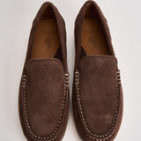 Mocassino uomo in suede marrone 803P09766 001 RALPH LAUREN 
