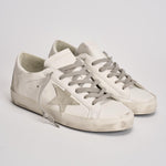 Sneakers donna Super Star bianca e grigia GWF00102 F00468510276 GOLDEN GOOSE 
