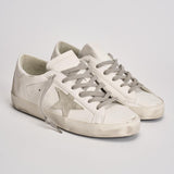 Sneakers donna Super Star bianca e grigia GWF00102 F00468510276 GOLDEN GOOSE 