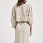 Abito donna chemisier ghiaccio 106654A18E ARIANEI18 PINKO 