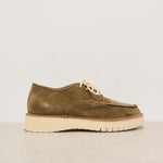 Mocassino uomo in suede nocciola PAGANINI OLIVA MAZE 
