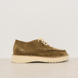 Mocassino uomo in suede nocciola PAGANINI OLIVA MAZE 