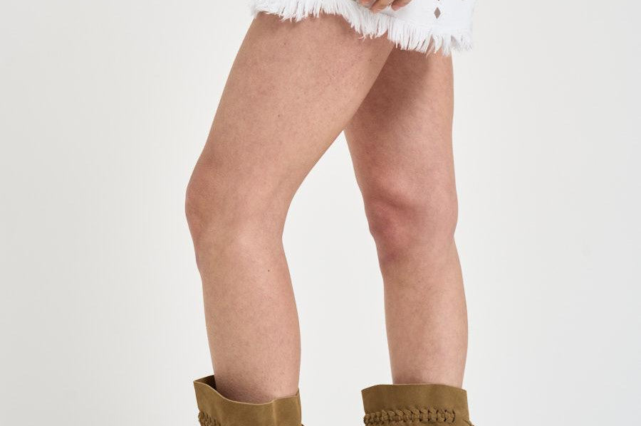 Shorts donna Aecia in denim bianco SH0300FA D2H01WHITE ISABEL MARANT 