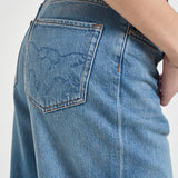 Jeans donna gamba dritta in denim blu 103857A341 ESTELLEPJF PINKO 