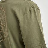 T-shirt uomo con stampa verde 2100001 S0285V005G STONE ISLAND 