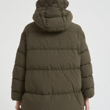 Piumino donna corto verde militare PI002097D 7740 HERNO 