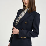Blazer donna doppiopetto blu notte GWP00829 P00061950486 GOLDEN GOOSE 