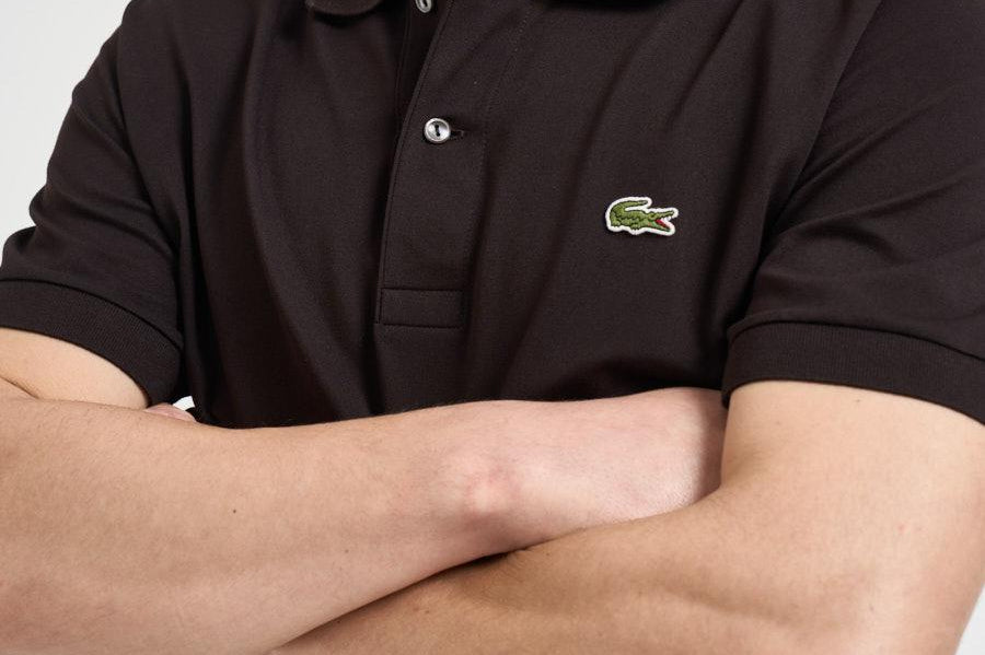 Polo uomo manica corta marrone. PH9851 3LA LACOSTE 