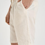 Bermuda uomo in lino panna 26P717 04 PERFECTION 