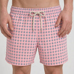 Costume uomo stampa geometrica rosa NATURET 21 MC2 SAINT BARTH 