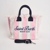 Borsa donna colette a righe rosa e bianca COLETTE 02598L MC2 SAINT BARTH 