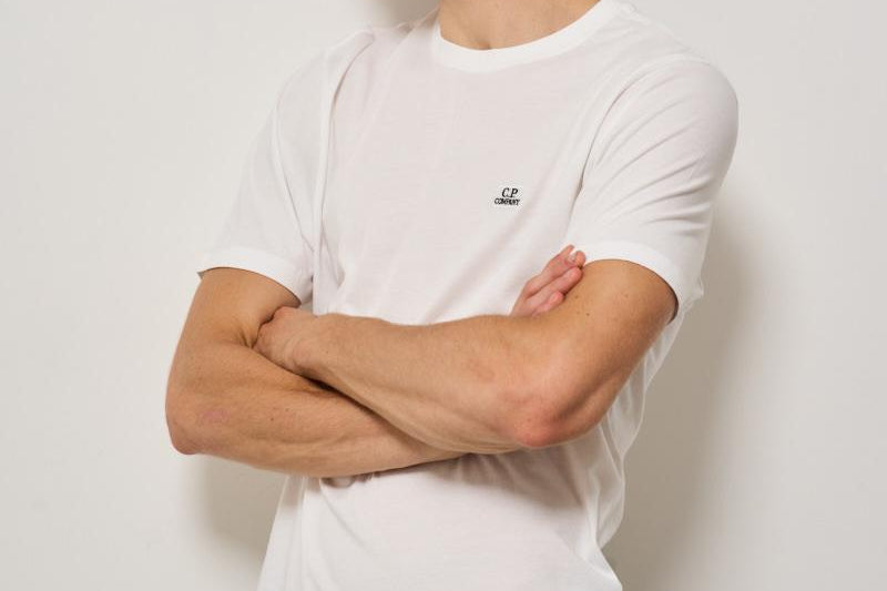 T-shirt uomo girocollo bianca TS031A 103 CP COMPANY 