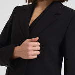 Blazer donna monopetto in cady nero LINZ 001 MAX MARA STUDIO 
