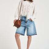 Camicia donna Lunamaris bohemienne bianca 14599 avorio0038 FORTE FORTE 