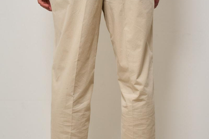 Pantalone uomo carrot fit beige IRNO 253004 SANTANIELLO 