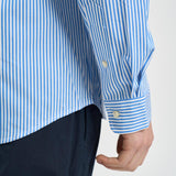 Camicia uomo a righe celeste 710929344 001 RALPH LAUREN 