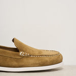 Mocassino uomo in suede marrone 803961293 003 RALPH LAUREN 