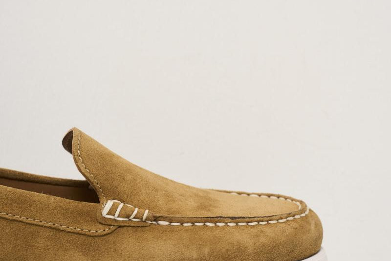 Mocassino uomo in suede marrone 803961293 003 RALPH LAUREN 