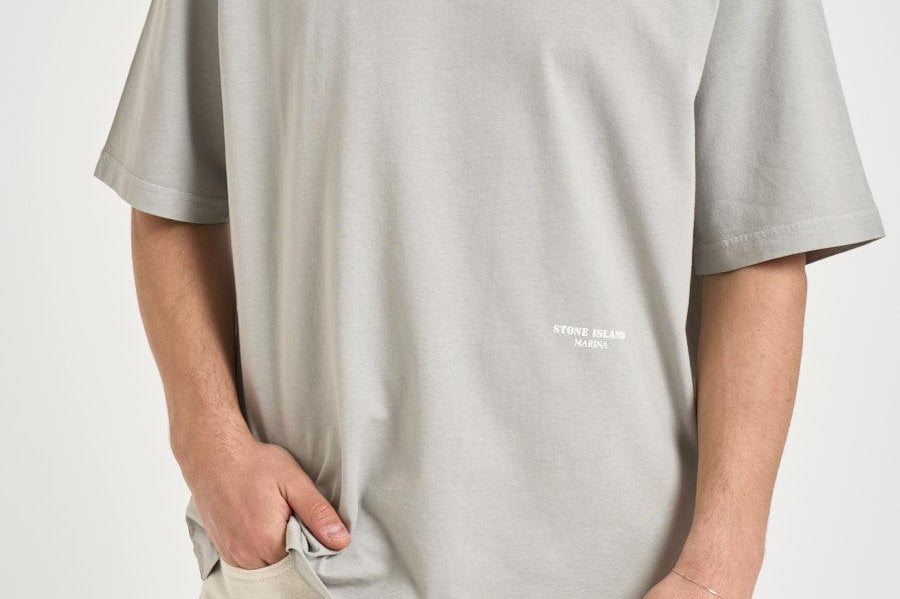 T-shirt uomo girocollo grigio chiaro 2100018 S0X16V006C STONE ISLAND 