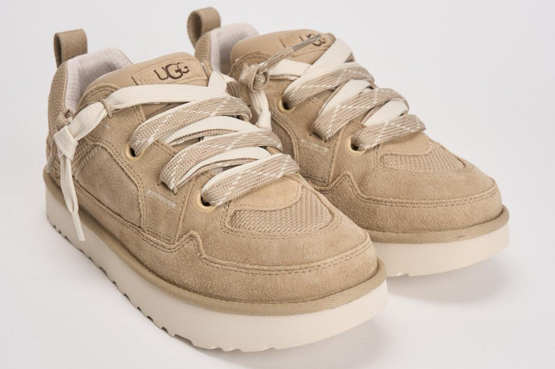 Scarpa donna Lowmel in suede beige 1169493 MUSTARD SEED UGG 