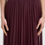 Gonna lunga donna lunga plissé bordeaux 14887 2503 FORTE FORTE 