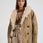 Giubbotto donna Clea beige MA0427FA C3A01E50TA MARANT ETOILE 