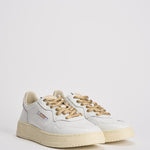 Sneakers donna Medalist Low panna e oro AULW SW01 AUTRY 