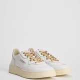 Sneakers donna Medalist Low panna e oro AULW SW01 AUTRY 