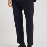 Abito uomo doppiopetto blu notte BOLGHERIPO 40011211 BRIGLIA 