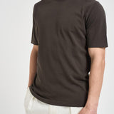 T-shirt uomo girocollo marrone 302821 21 KANGRA 