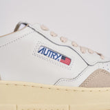 Sneakers uomo Medalist low in suede beige e blu AULM LS28 AUTRY 