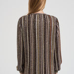 Camicia a righe con lamé J00 BK01C3SM9T5 MISSONI 