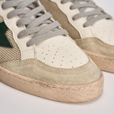 Sneakers uomo Ball Star beige e verde GMF00117 F00816183257 GOLDEN GOOSE 