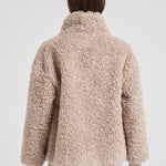 Giubbotto donna teddy beige GI000331D 1985 HERNO 
