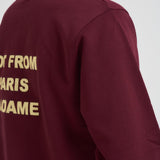 Felpa uomo girocollo bordeaux SW149 CO127WINE DROLE DE MONSIEUR 