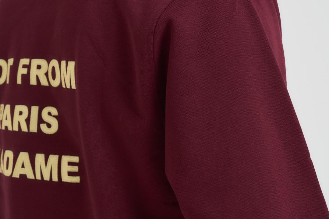 Felpa uomo girocollo bordeaux SW149 CO127WINE DROLE DE MONSIEUR 