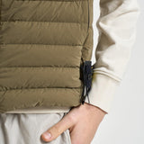 Gilet uomo con zip verde oliva G100007 S0183V005G STONE ISLAND 