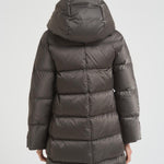 Piumino donna lungo antracite PI1304D 9480 HERNO 