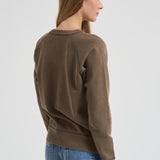 Felpa donna Millyny tortora SW0160FA C3M07EDBEC MARANT ETOILE 