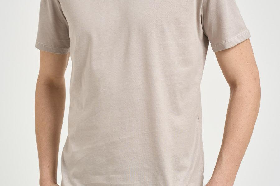 T-shirt uomo girocollo beige SH000760 BEIGE ACCADEMIE TESSILI 
