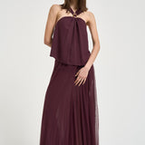 Top donna con gioiello bordeaux 14885 2543 FORTE FORTE 