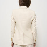 Giacca donna panna doppiopetto J Parigi JPARIGI10B 970155A1124 TAGLIATORE 