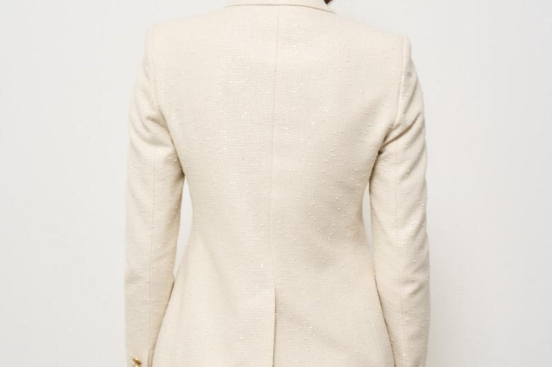 Giacca donna panna doppiopetto J Parigi JPARIGI10B 970155A1124 TAGLIATORE 