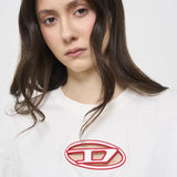 T-shirt donna bianca A15096 0NIAX141A DIESEL 