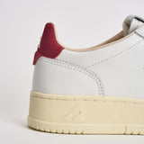 Sneakers uomo Medalist Low bianca e rossa AULM BJ01 AUTRY 