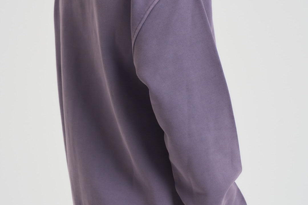 Felpa uomo girocollo lilla LDM200186 365365GREYSTONE LES DEUX 