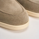 Mocassino uomo in suede beige 3413 VISONEC15 DOUCAL'S 