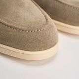 Mocassino uomo in suede beige 3413 VISONEC15 DOUCAL'S 